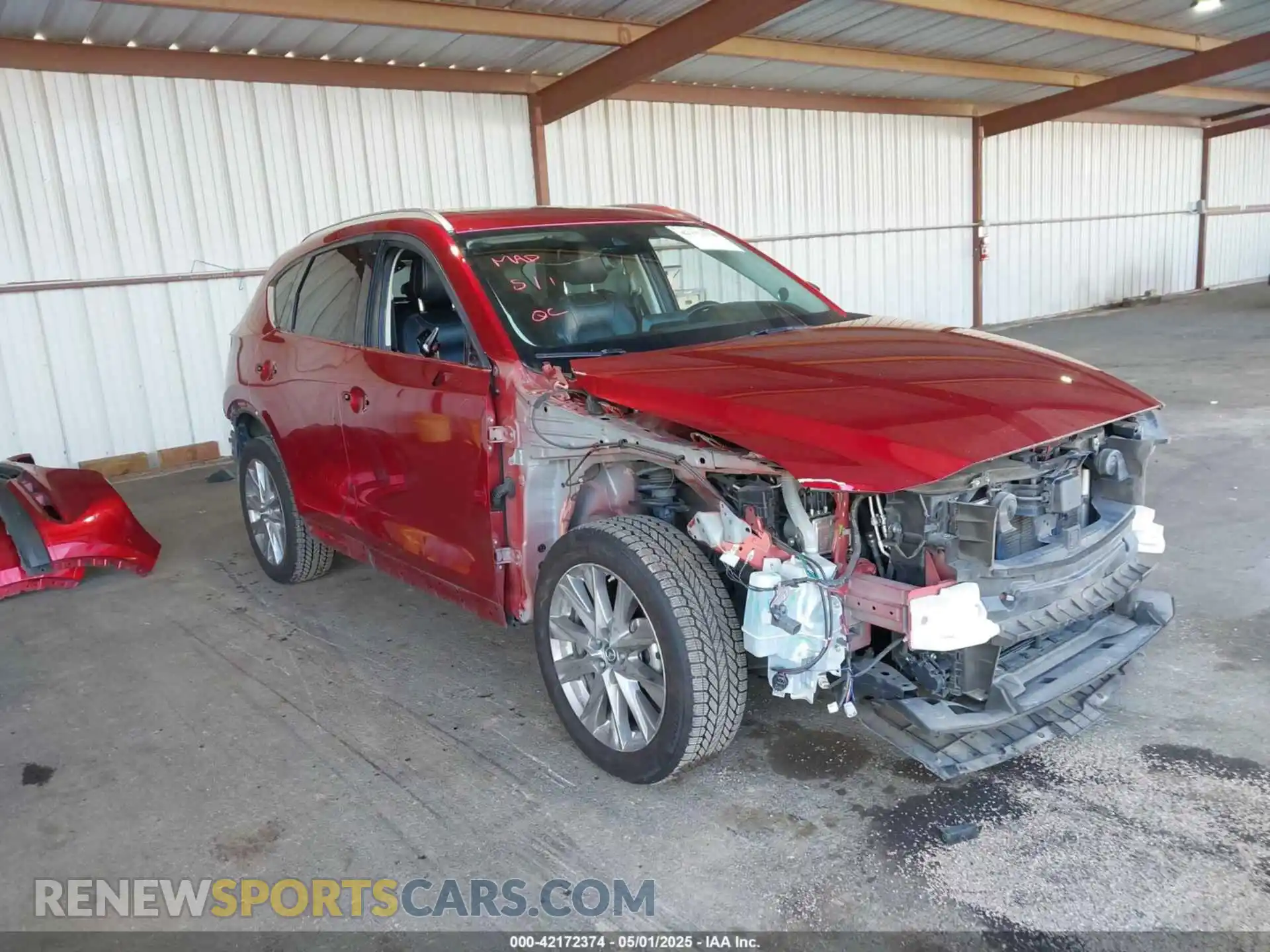 1 Photograph of a damaged car JM3KFADM6K0503813 MAZDA CX-5 2019