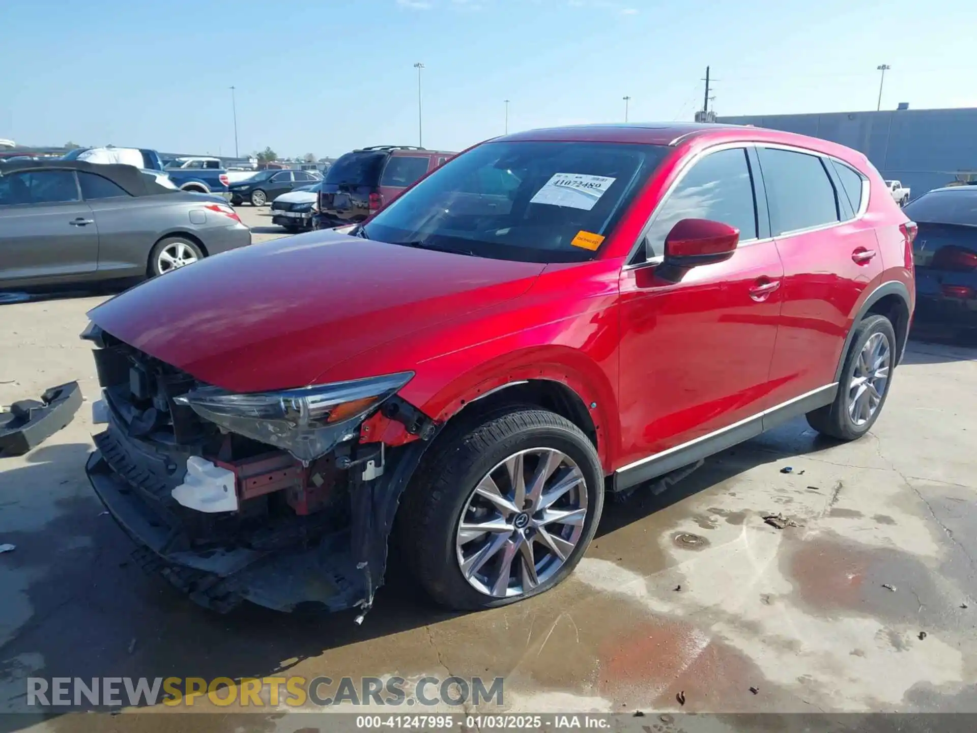 2 Photograph of a damaged car JM3KFADMXK1599486 MAZDA CX-5 2019