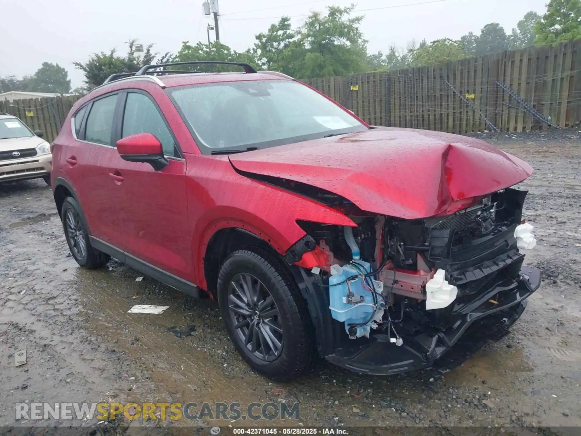 1 Photograph of a damaged car JM3KFBBM1K0601365 MAZDA CX-5 2019