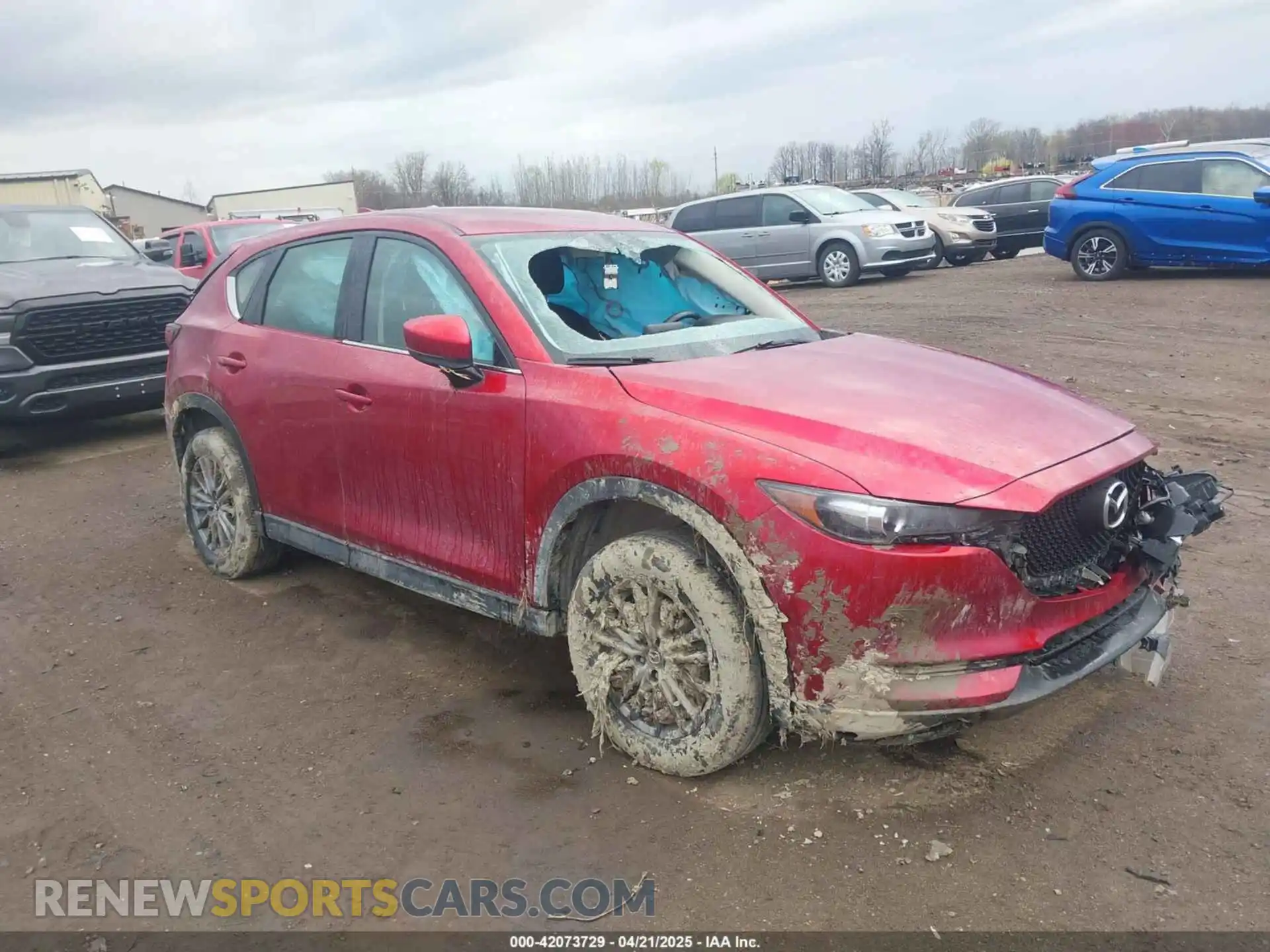 1 Photograph of a damaged car JM3KFBBM4K0698044 MAZDA CX-5 2019
