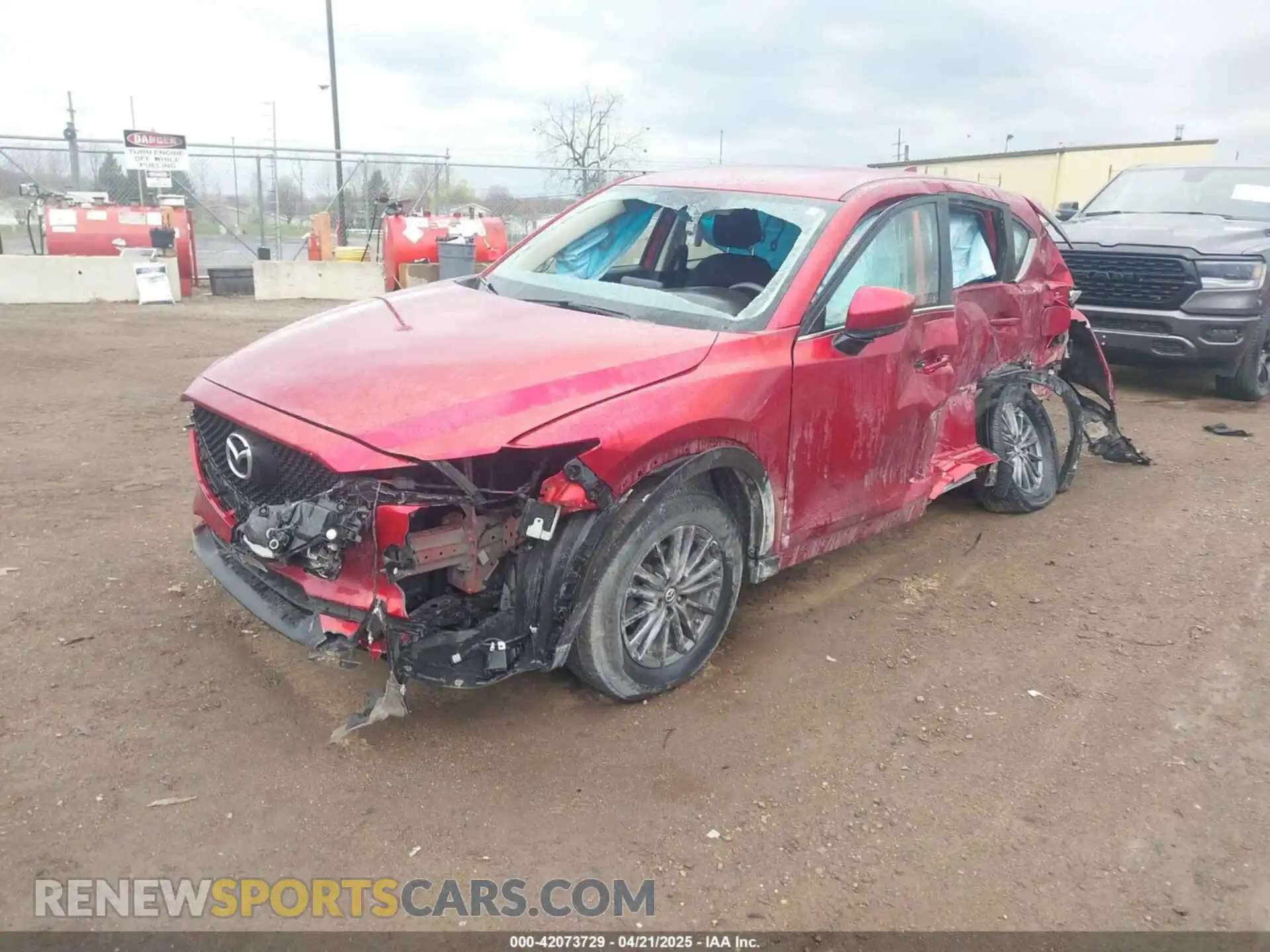 2 Photograph of a damaged car JM3KFBBM4K0698044 MAZDA CX-5 2019