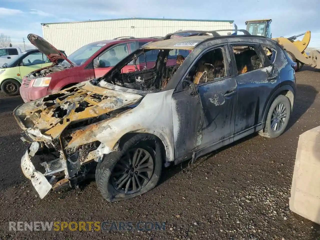 1 Photograph of a damaged car JM3KFBCM2K0517991 MAZDA CX-5 2019