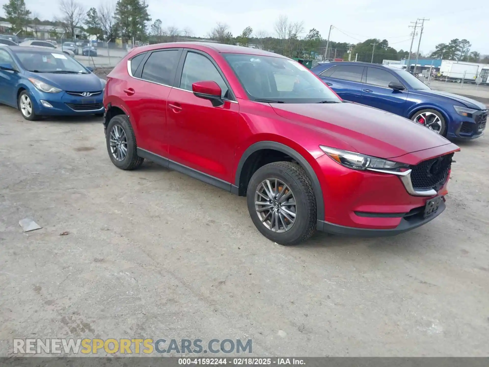 1 Photograph of a damaged car JM3KFBCM3K1602106 MAZDA CX-5 2019