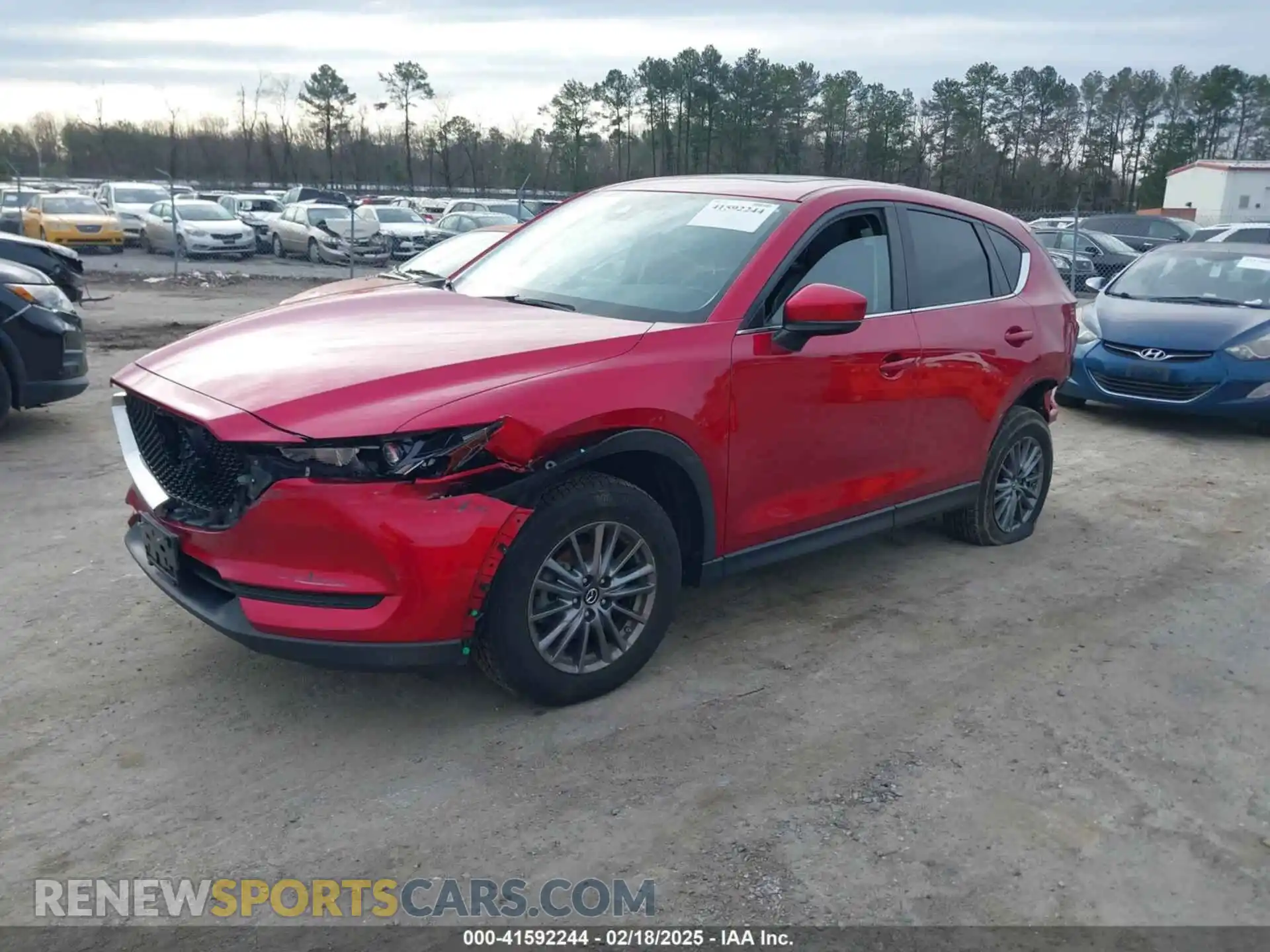 2 Photograph of a damaged car JM3KFBCM3K1602106 MAZDA CX-5 2019