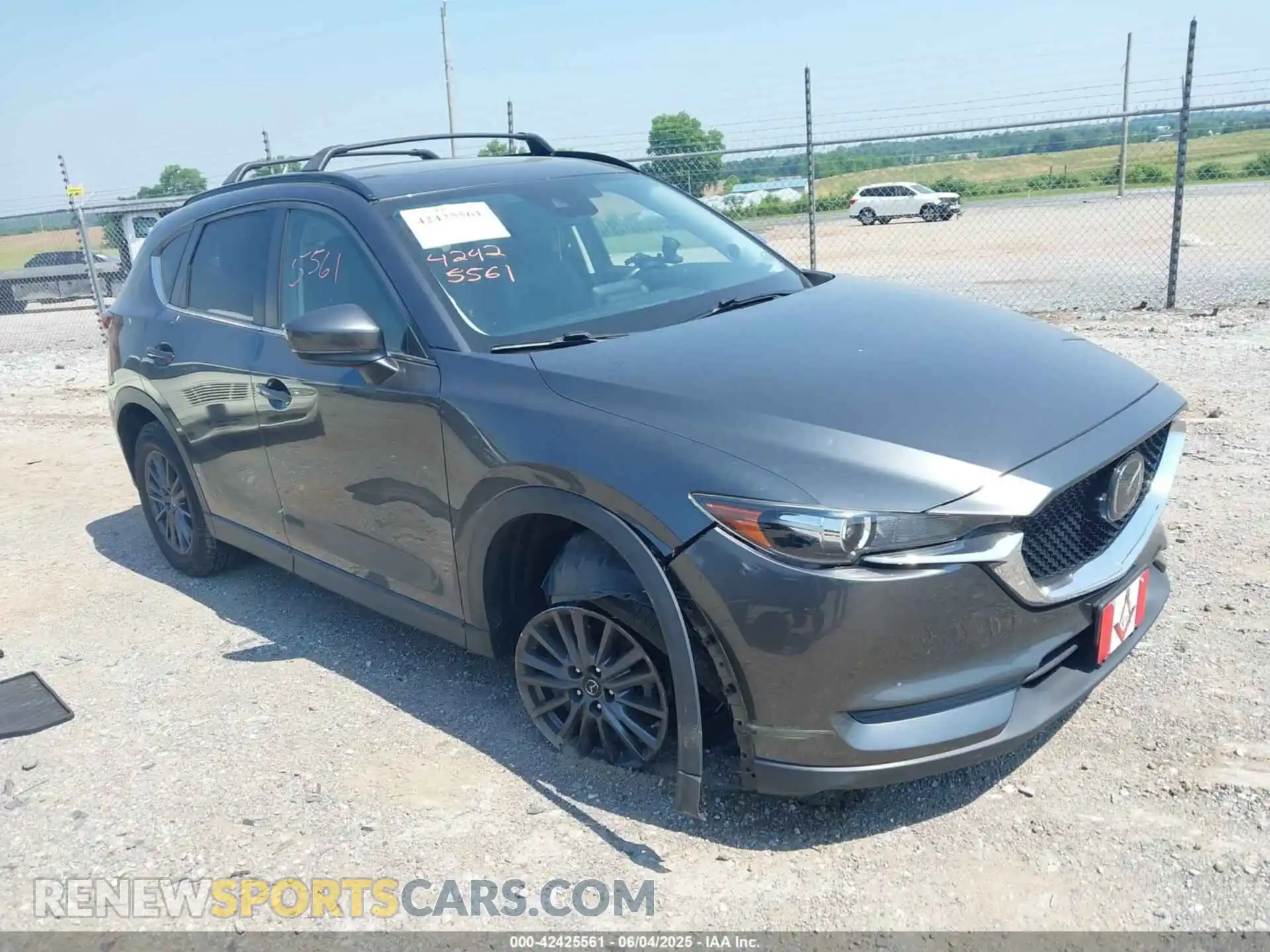 1 Photograph of a damaged car JM3KFBCM4K0672655 MAZDA CX-5 2019