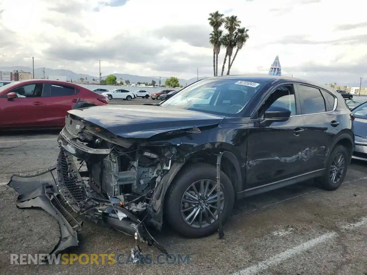 1 Photograph of a damaged car JM3KFBCM8K1639331 MAZDA CX-5 2019