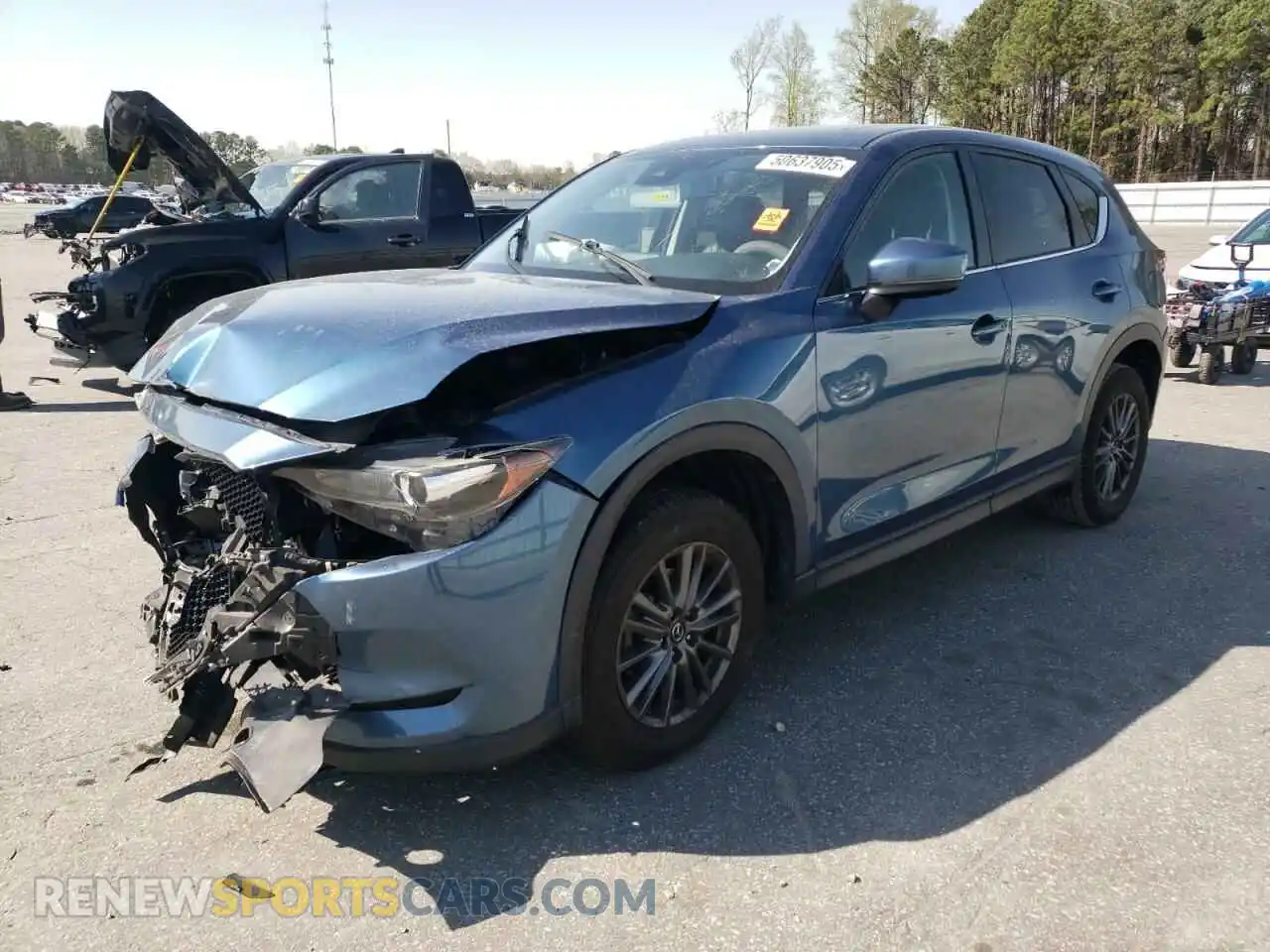 1 Photograph of a damaged car JM3KFBCMXK0589327 MAZDA CX-5 2019
