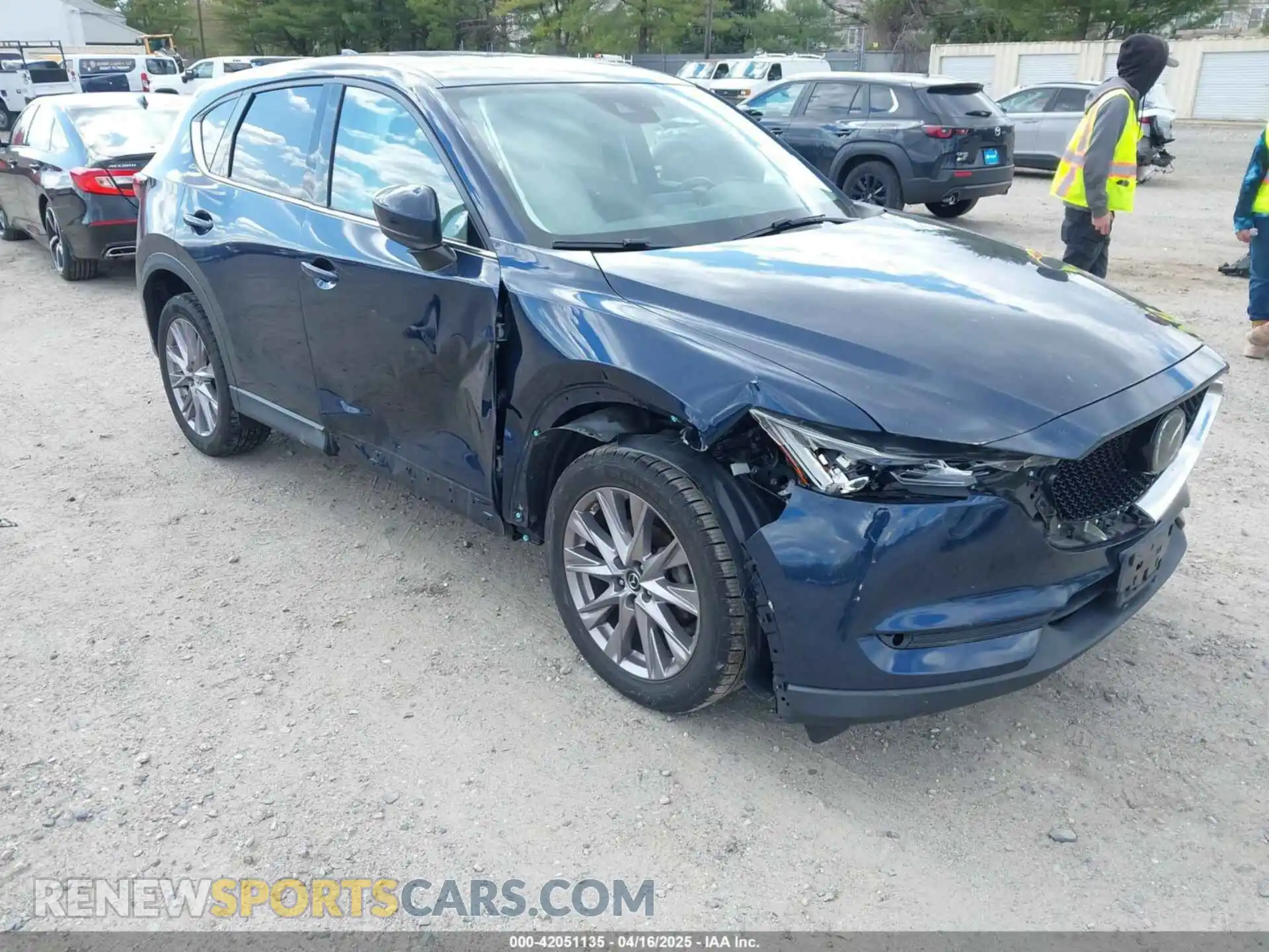 1 Photograph of a damaged car JM3KFBDM2K0603400 MAZDA CX-5 2019
