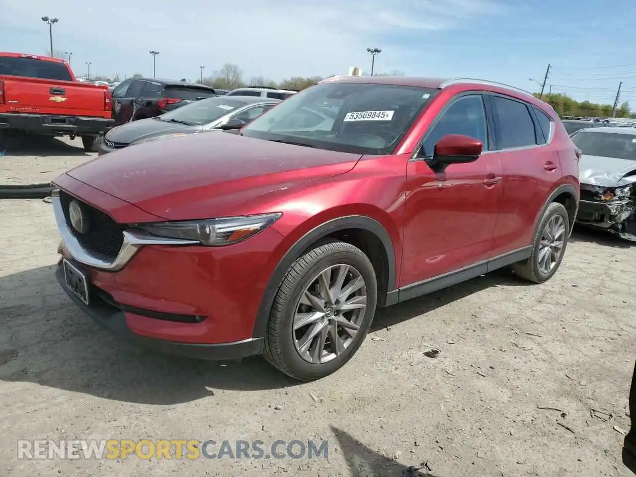 1 Photograph of a damaged car JM3KFBDM6K1664419 MAZDA CX-5 2019