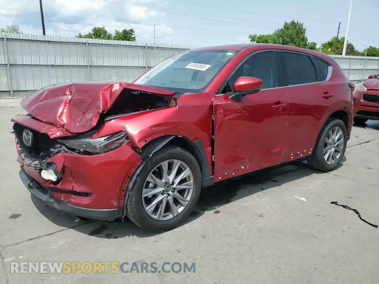 1 Photograph of a damaged car JM3KFBDMXK0679589 MAZDA CX-5 2019
