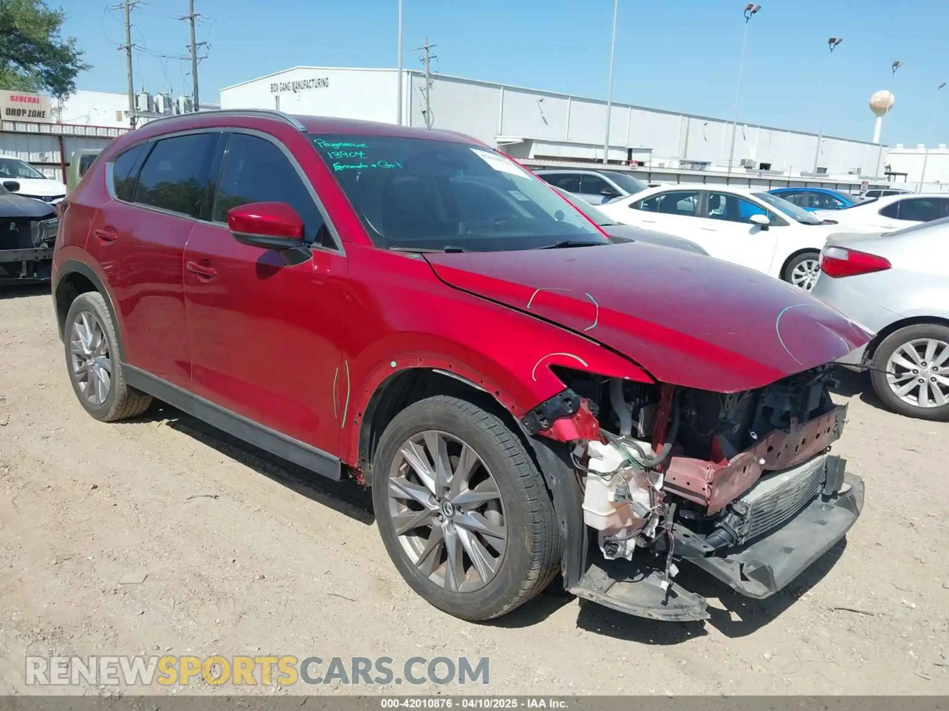 1 Photograph of a damaged car JM3KFBDY4K0656943 MAZDA CX-5 2019