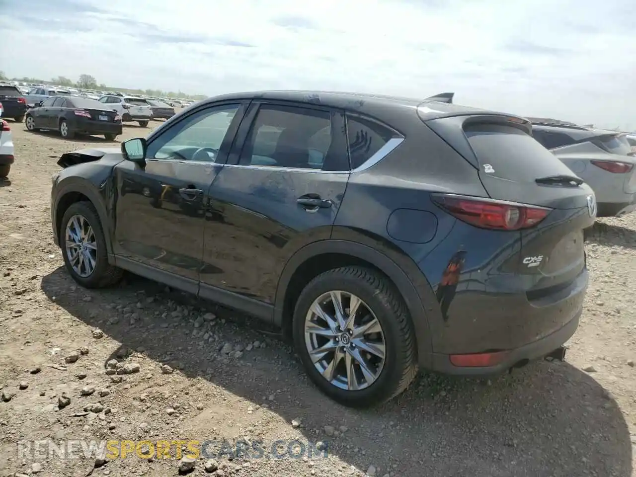 2 fotografías del automóvil dañado JM3KFBEY1K0584887 MAZDA CX-5 2019