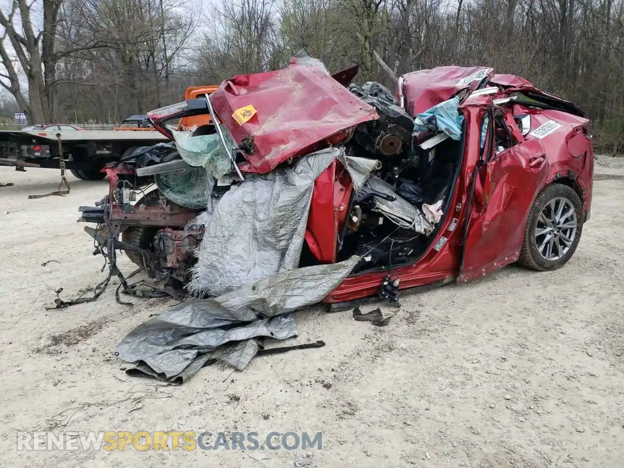 1 Photograph of a damaged car JM3KFBEY8K0525626 MAZDA CX-5 2019