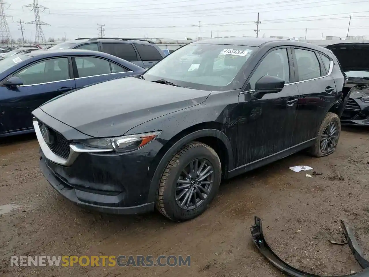 1 Photograph of a damaged car JM3KFABM2L0763355 MAZDA CX-5 2020
