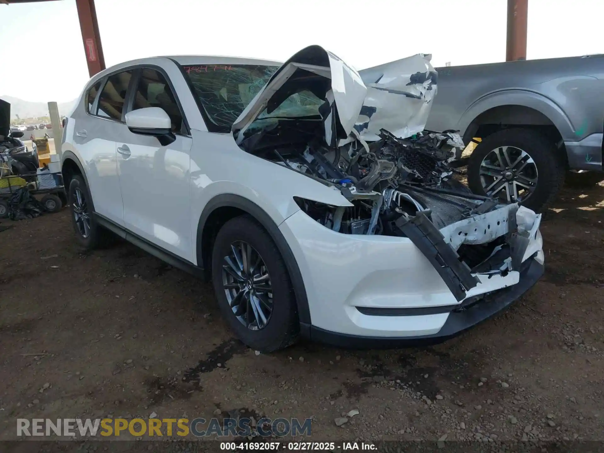 1 Photograph of a damaged car JM3KFABM5L0784796 MAZDA CX-5 2020