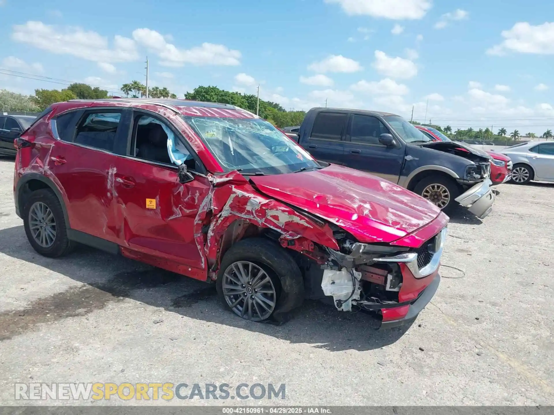 1 Photograph of a damaged car JM3KFACM6L1829642 MAZDA CX-5 2020