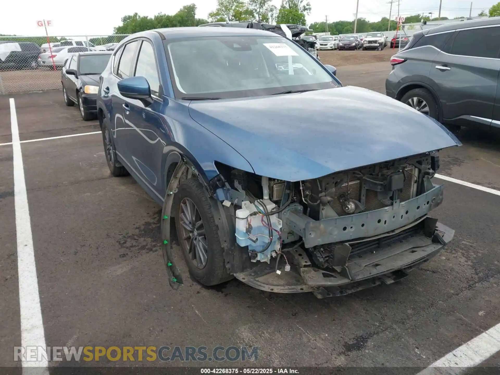 1 Photograph of a damaged car JM3KFACM8L0793166 MAZDA CX-5 2020