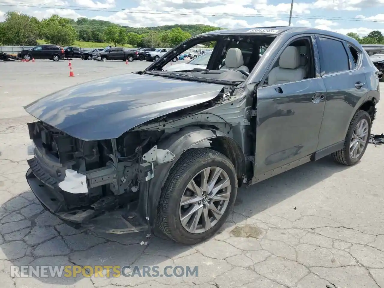 1 Photograph of a damaged car JM3KFADM9L0767772 MAZDA CX-5 2020