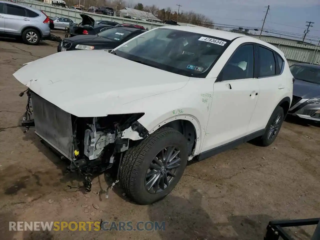 1 Photograph of a damaged car JM3KFBBM9L0731122 MAZDA CX-5 2020