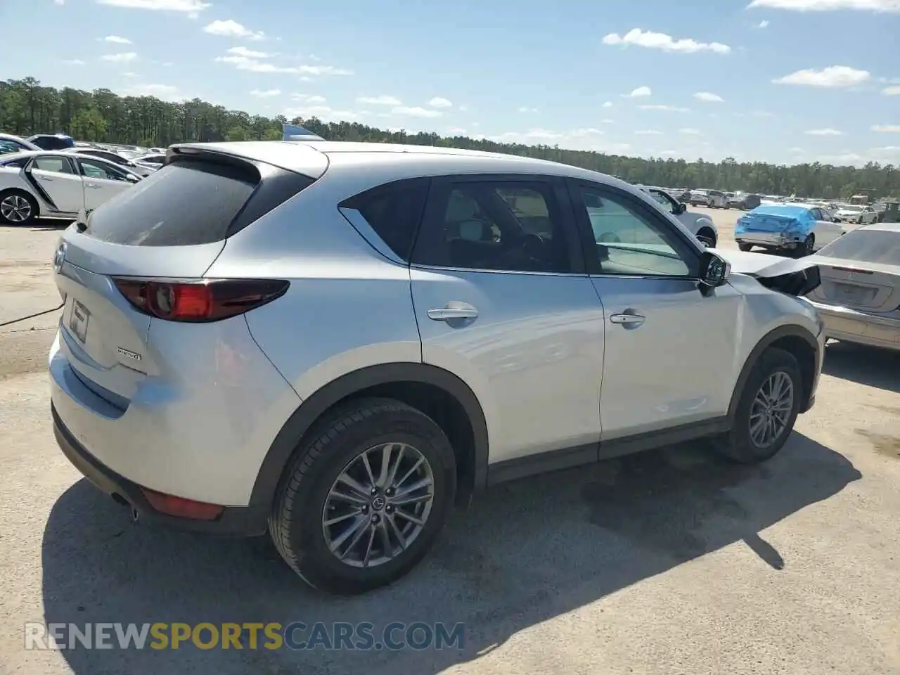 3 fotografías del automóvil dañado JM3KFBCM2L1824072 MAZDA CX-5 2020