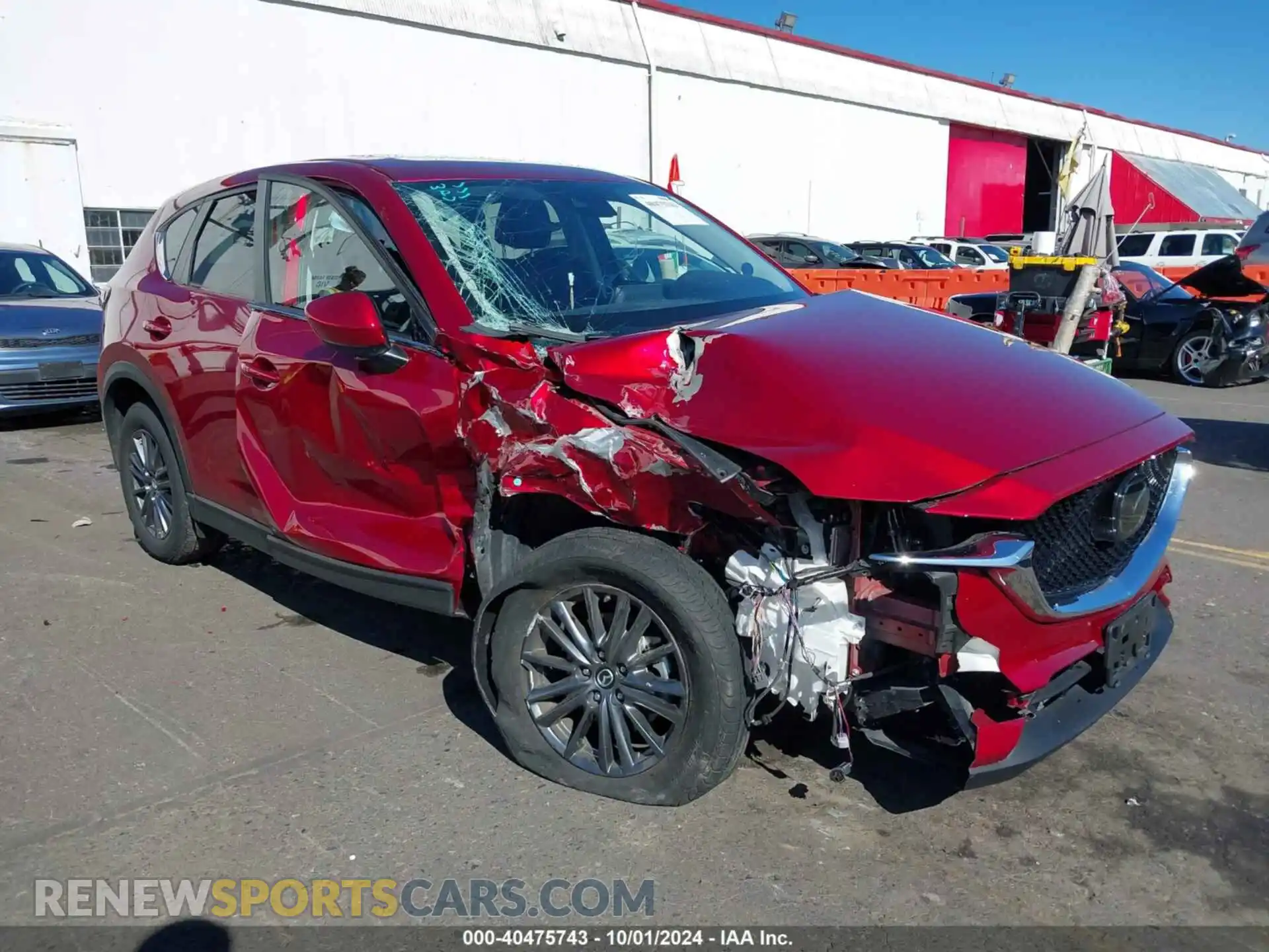 1 Photograph of a damaged car JM3KFBCM3L0816410 MAZDA CX-5 2020
