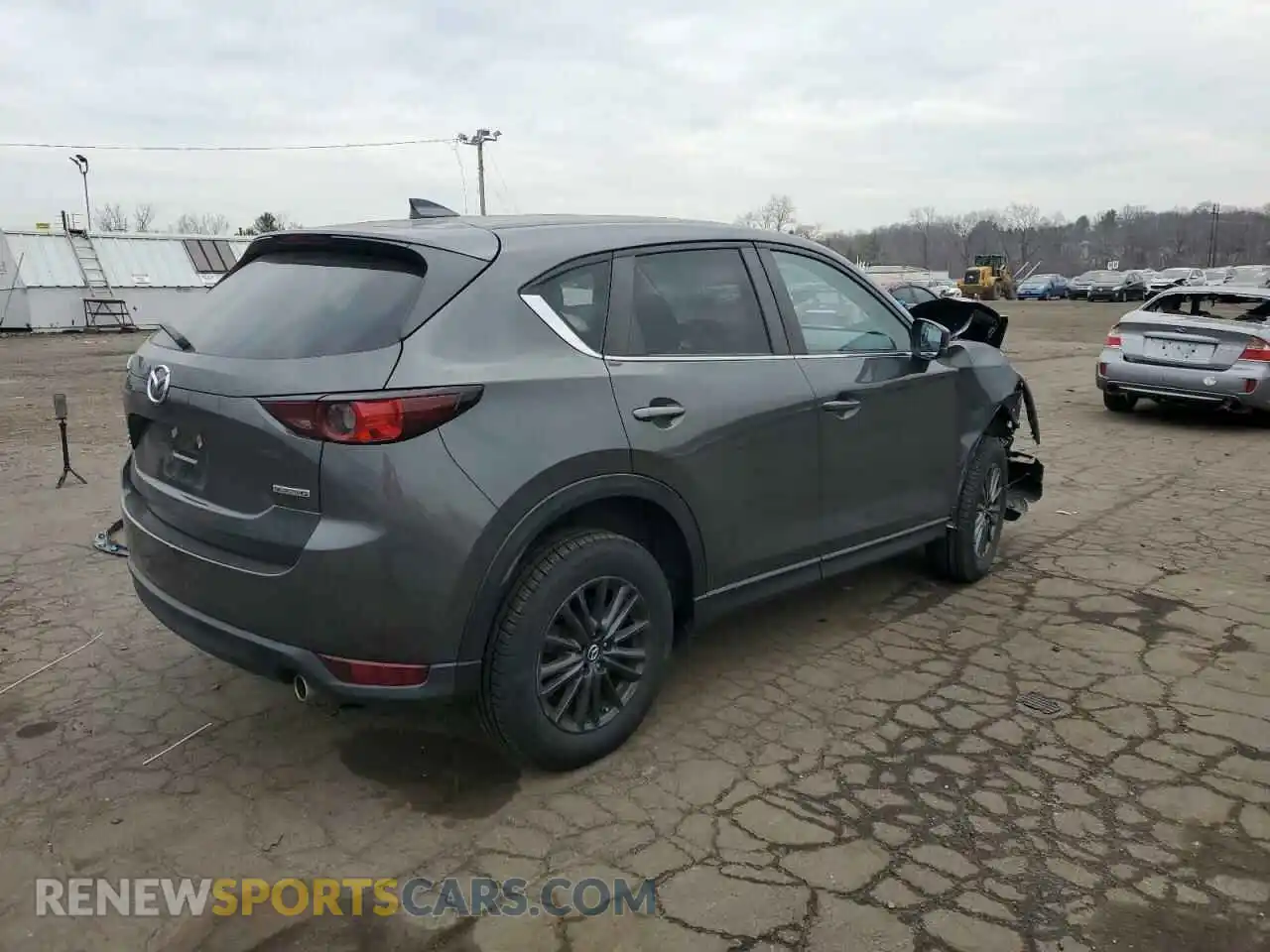 3 fotografías del automóvil dañado JM3KFBCM5L1821120 MAZDA CX-5 2020