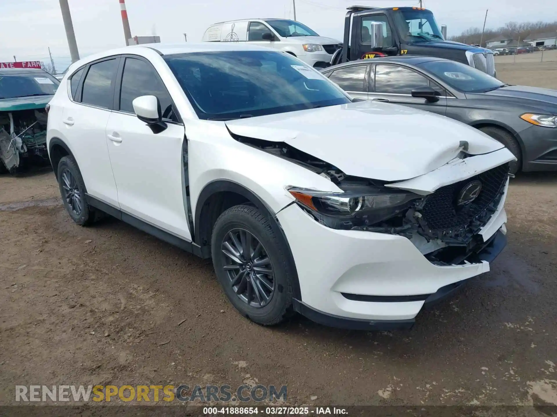 1 Photograph of a damaged car JM3KFABM8M0320094 MAZDA CX-5 2021