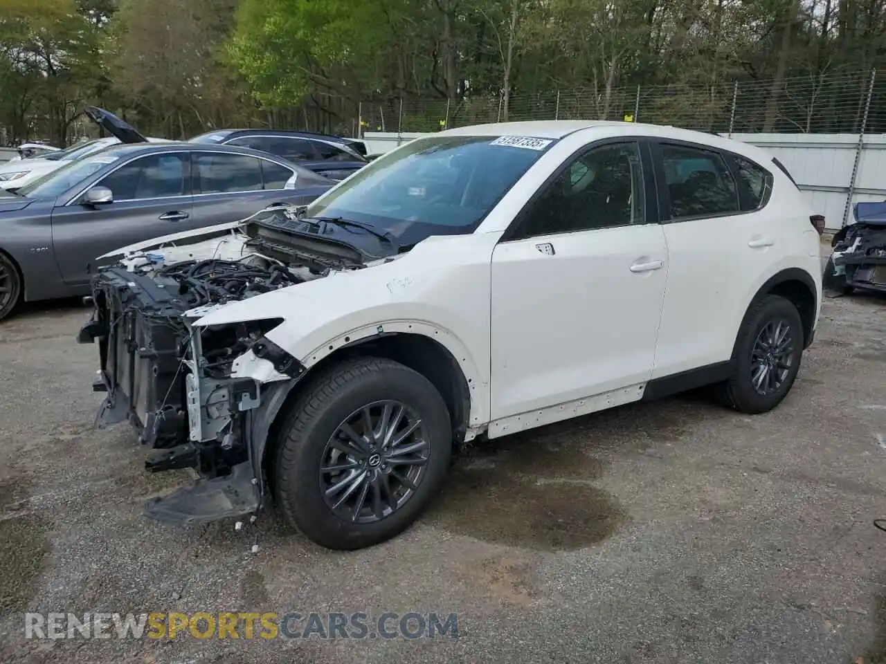 1 Photograph of a damaged car JM3KFABM9M1309518 MAZDA CX-5 2021