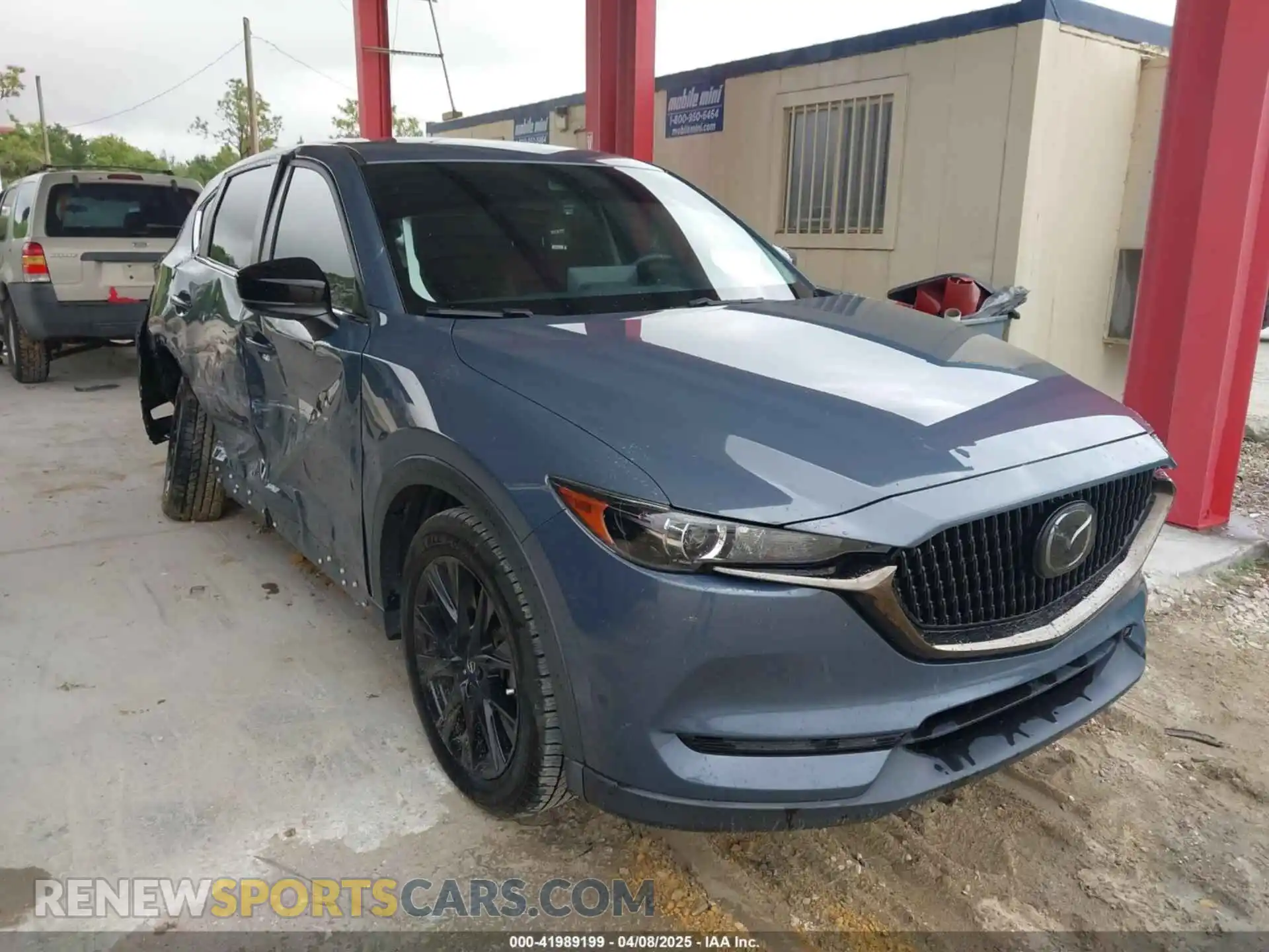 1 Photograph of a damaged car JM3KFACM0M0327832 MAZDA CX-5 2021