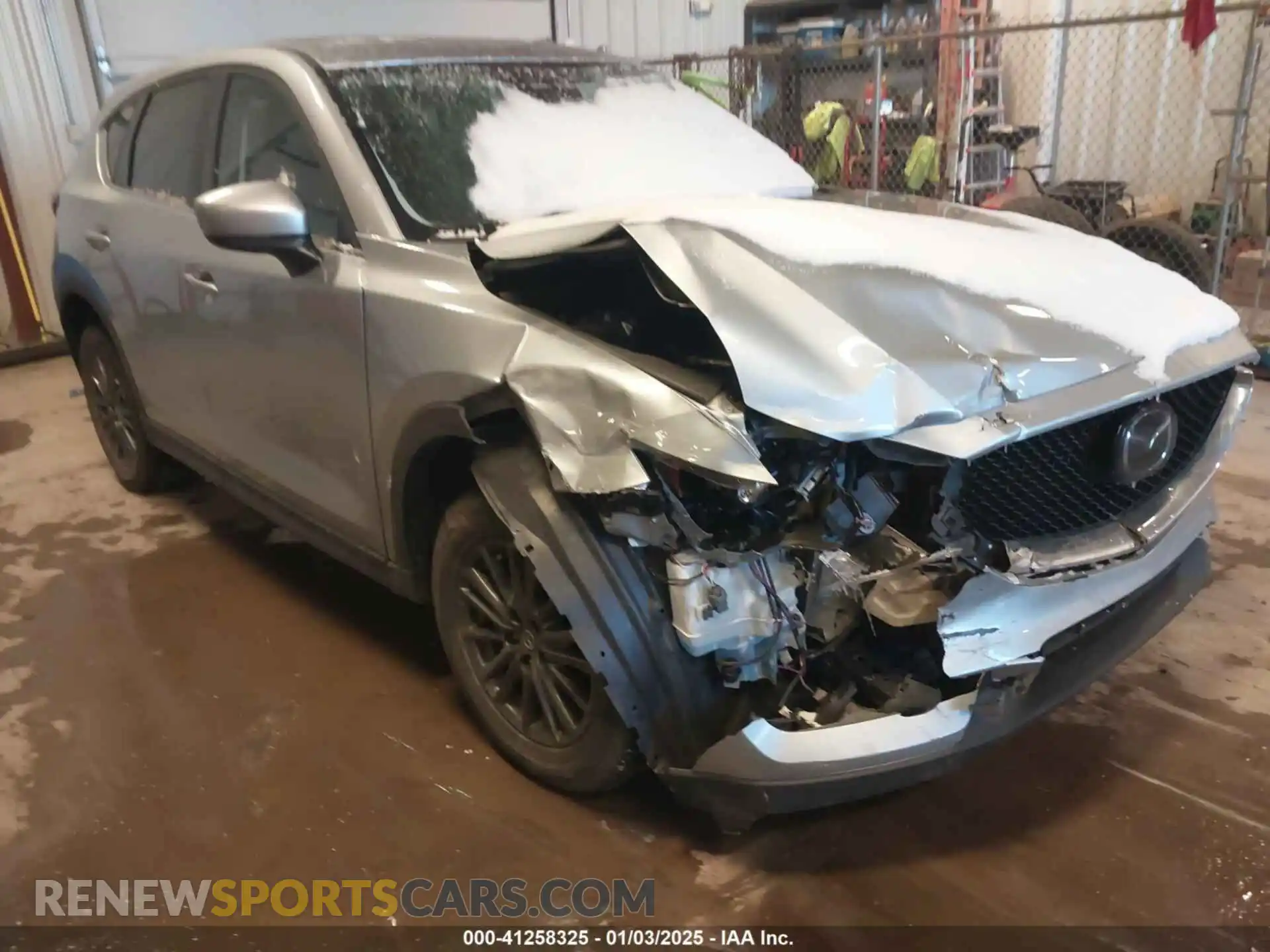 1 Photograph of a damaged car JM3KFACM0M0331234 MAZDA CX-5 2021