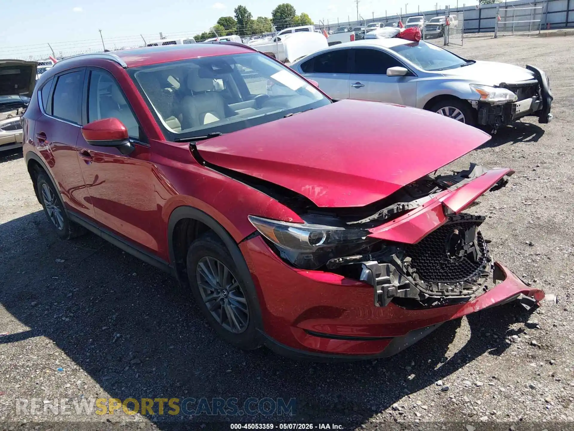 1 Photograph of a damaged car JM3KFACM0M0408443 MAZDA CX-5 2021