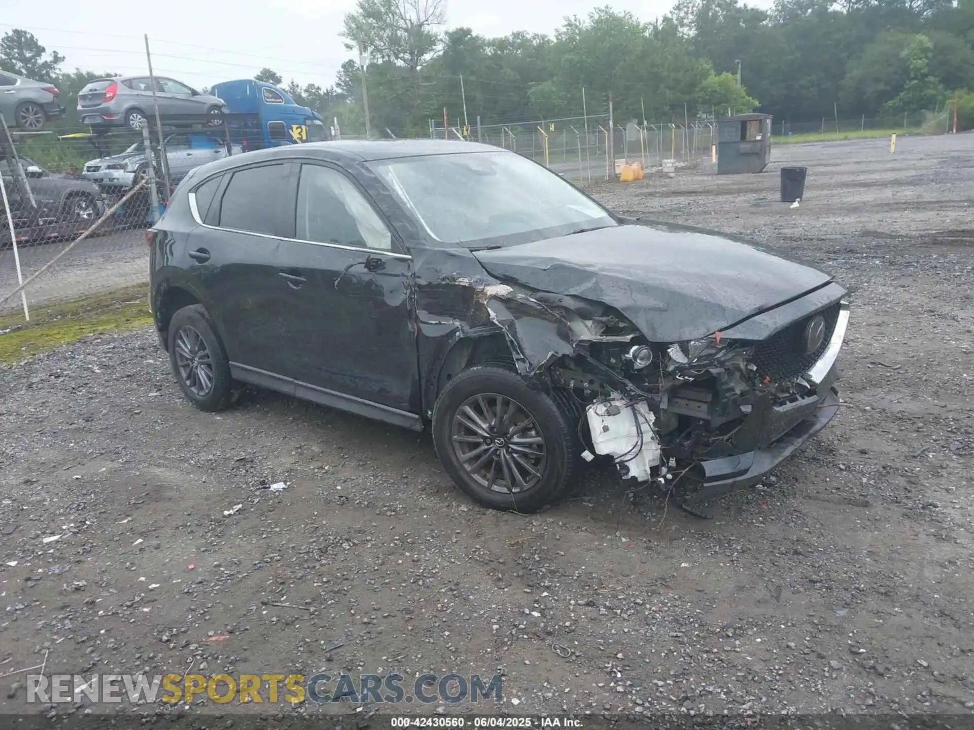1 Photograph of a damaged car JM3KFACM0M0444391 MAZDA CX-5 2021