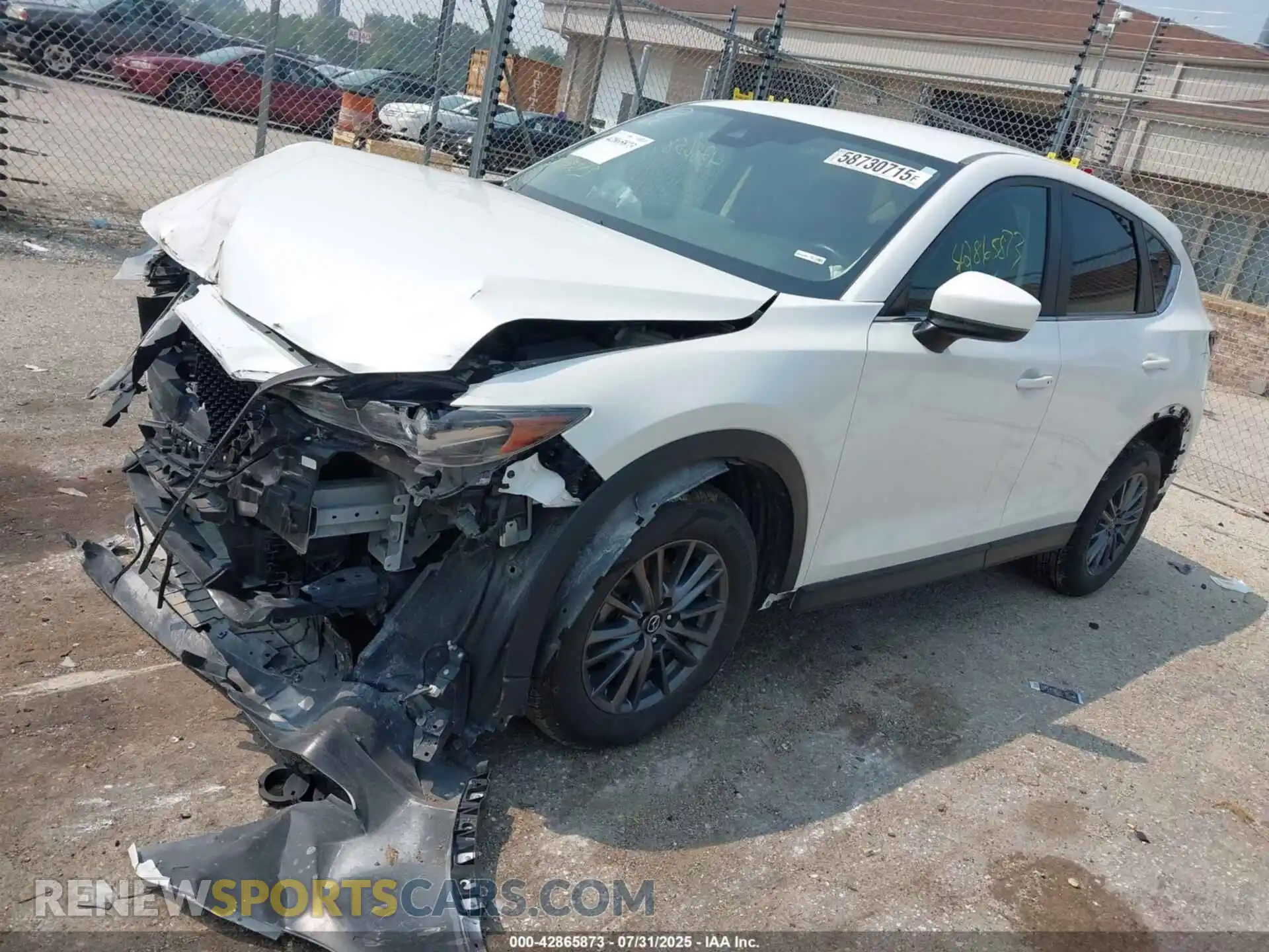 2 Photograph of a damaged car JM3KFACM1M0335793 MAZDA CX-5 2021
