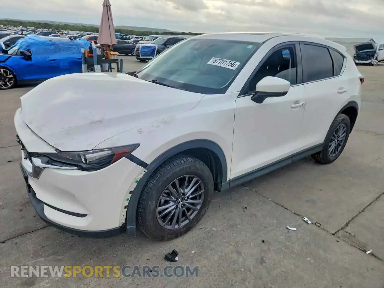 1 fotografías del automóvil dañado JM3KFACM3M1395746 MAZDA CX-5 2021