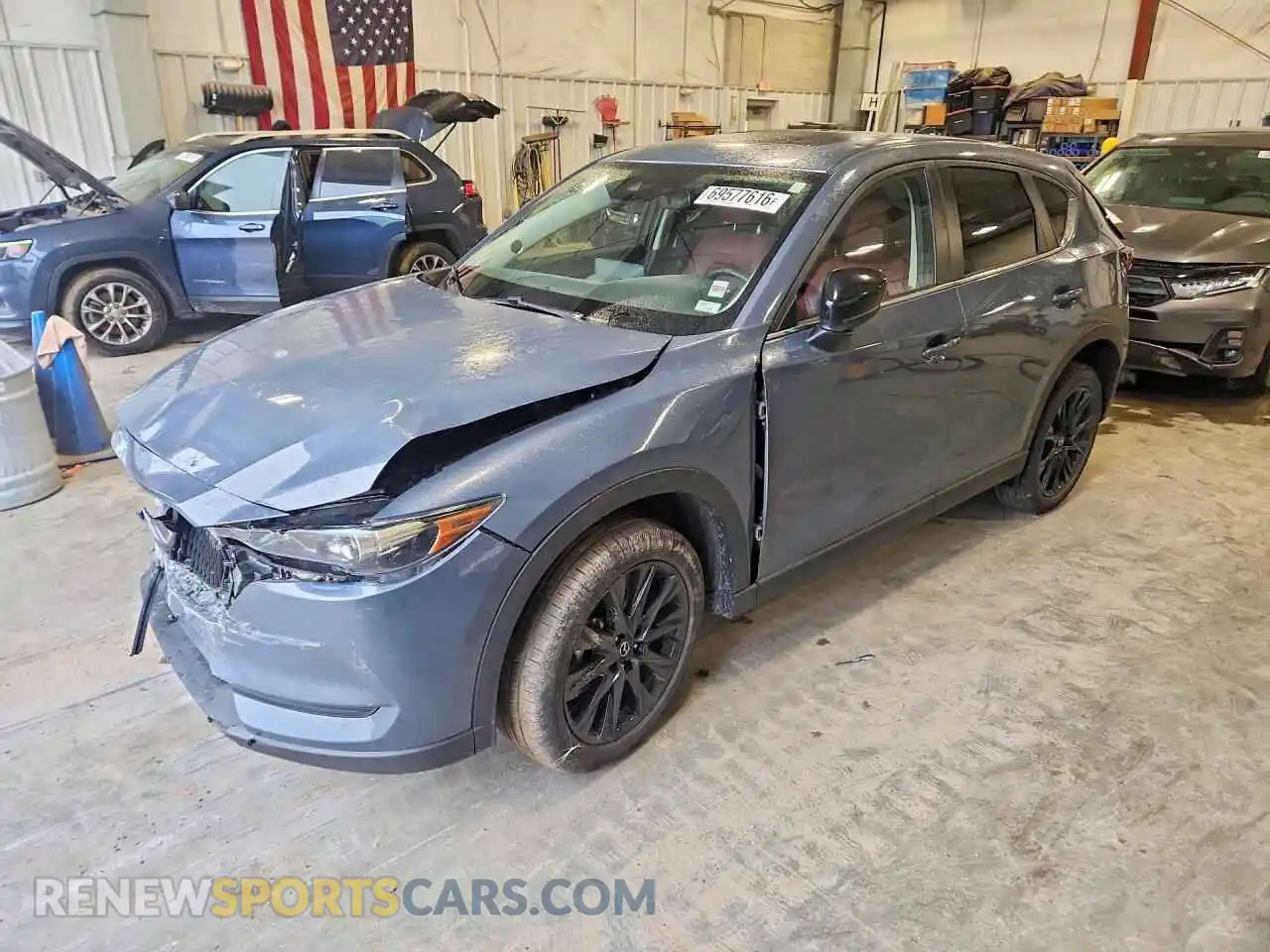 1 Фотография поврежденного автомобиля JM3KFACM6M0345476 MAZDA CX-5 2021