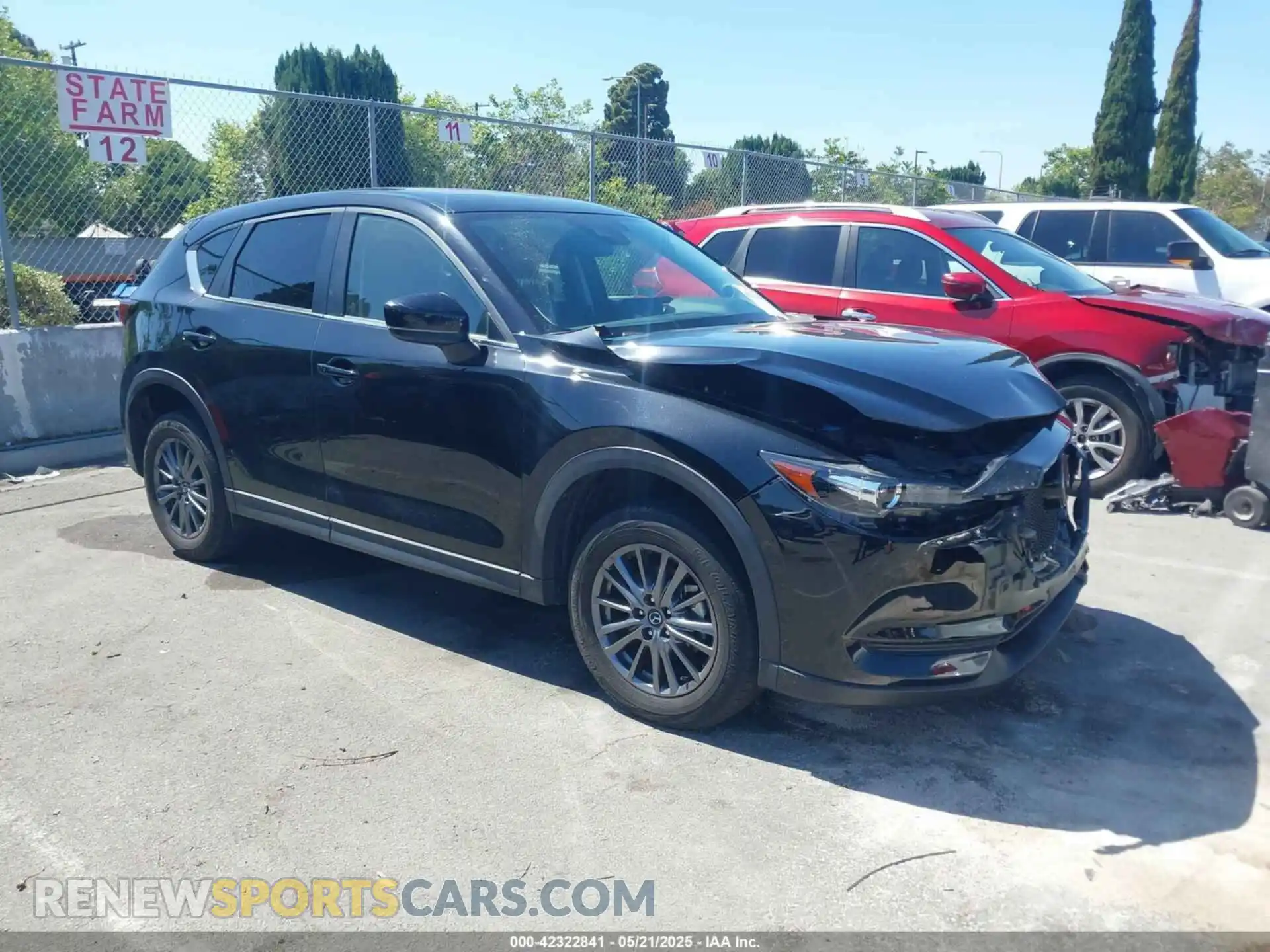 1 fotografías del automóvil dañado JM3KFACM6M0350192 MAZDA CX-5 2021