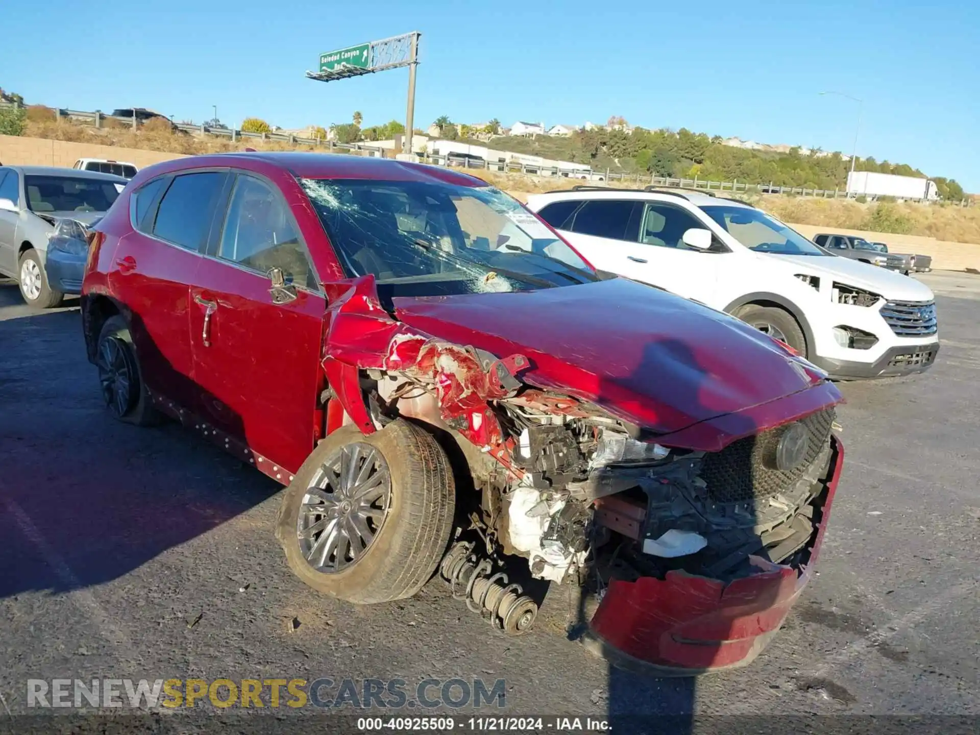 1 Photograph of a damaged car JM3KFACM7M0323874 MAZDA CX-5 2021