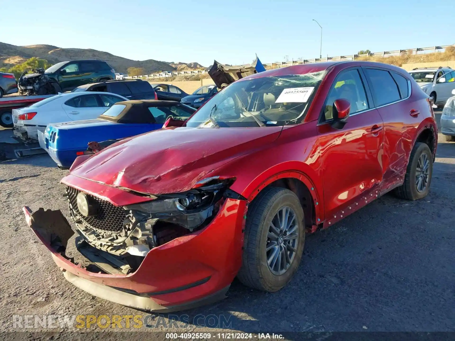 2 Photograph of a damaged car JM3KFACM7M0323874 MAZDA CX-5 2021