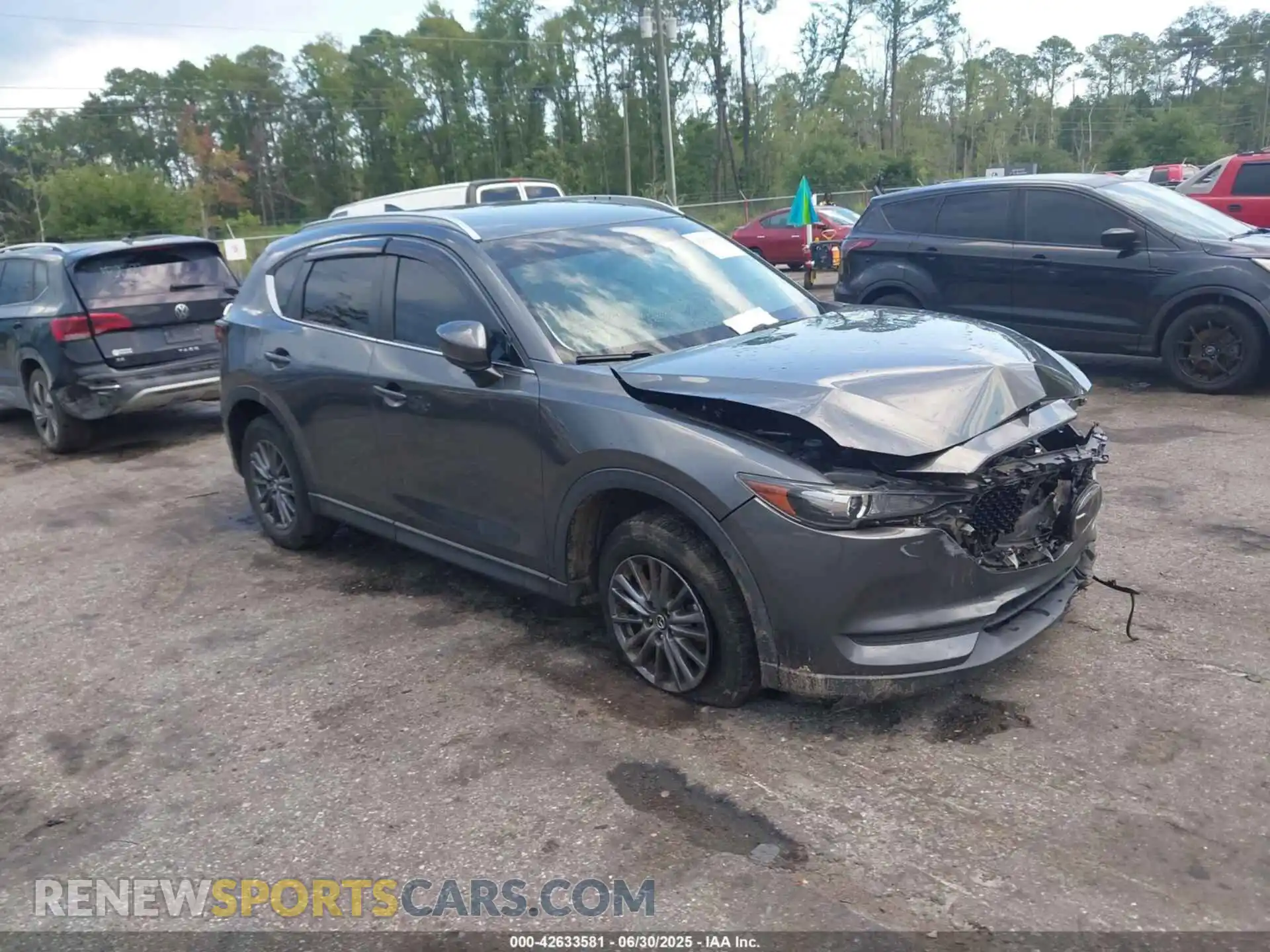 1 Photograph of a damaged car JM3KFACM7M0324443 MAZDA CX-5 2021