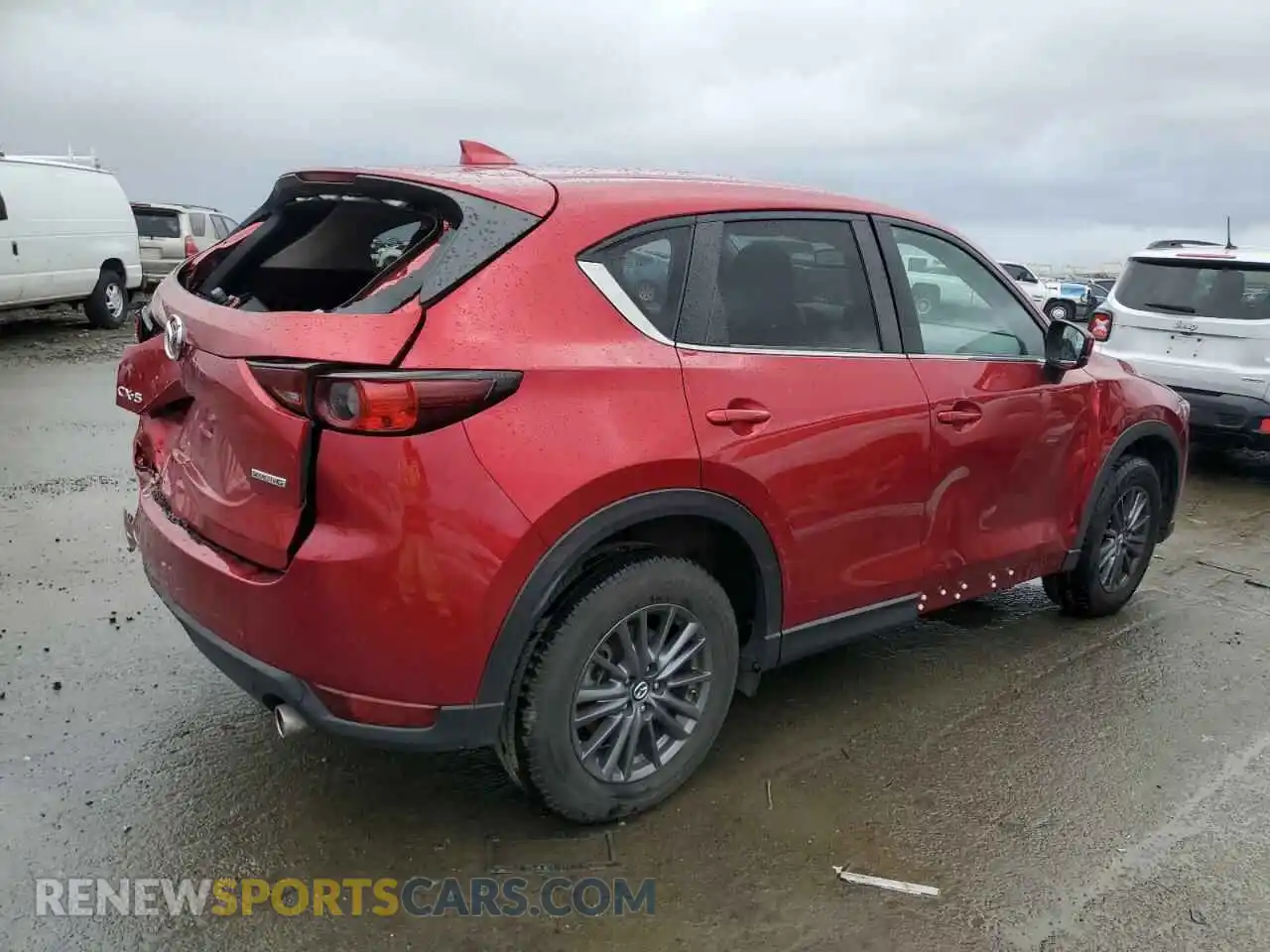 3 Photograph of a damaged car JM3KFACM8M0406987 MAZDA CX-5 2021