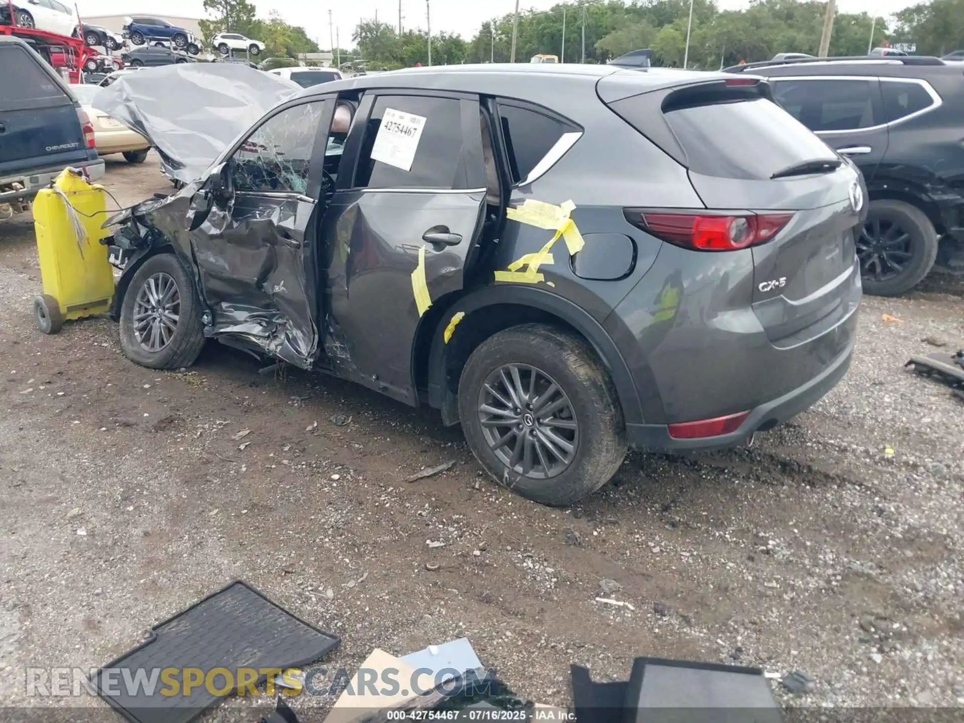 3 Photograph of a damaged car JM3KFACM8M0425930 MAZDA CX-5 2021