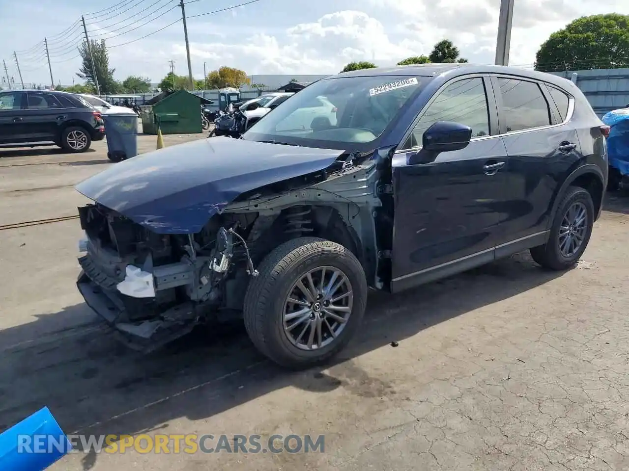 1 Photograph of a damaged car JM3KFACM8M1350334 MAZDA CX-5 2021
