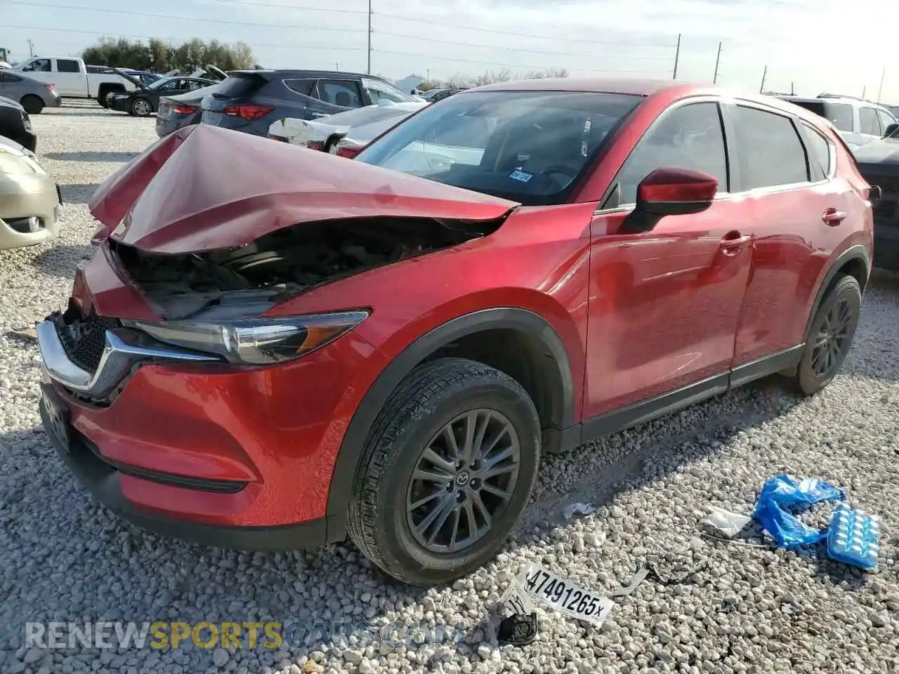 1 Фотография поврежденного автомобиля JM3KFACM9M0391125 MAZDA CX-5 2021