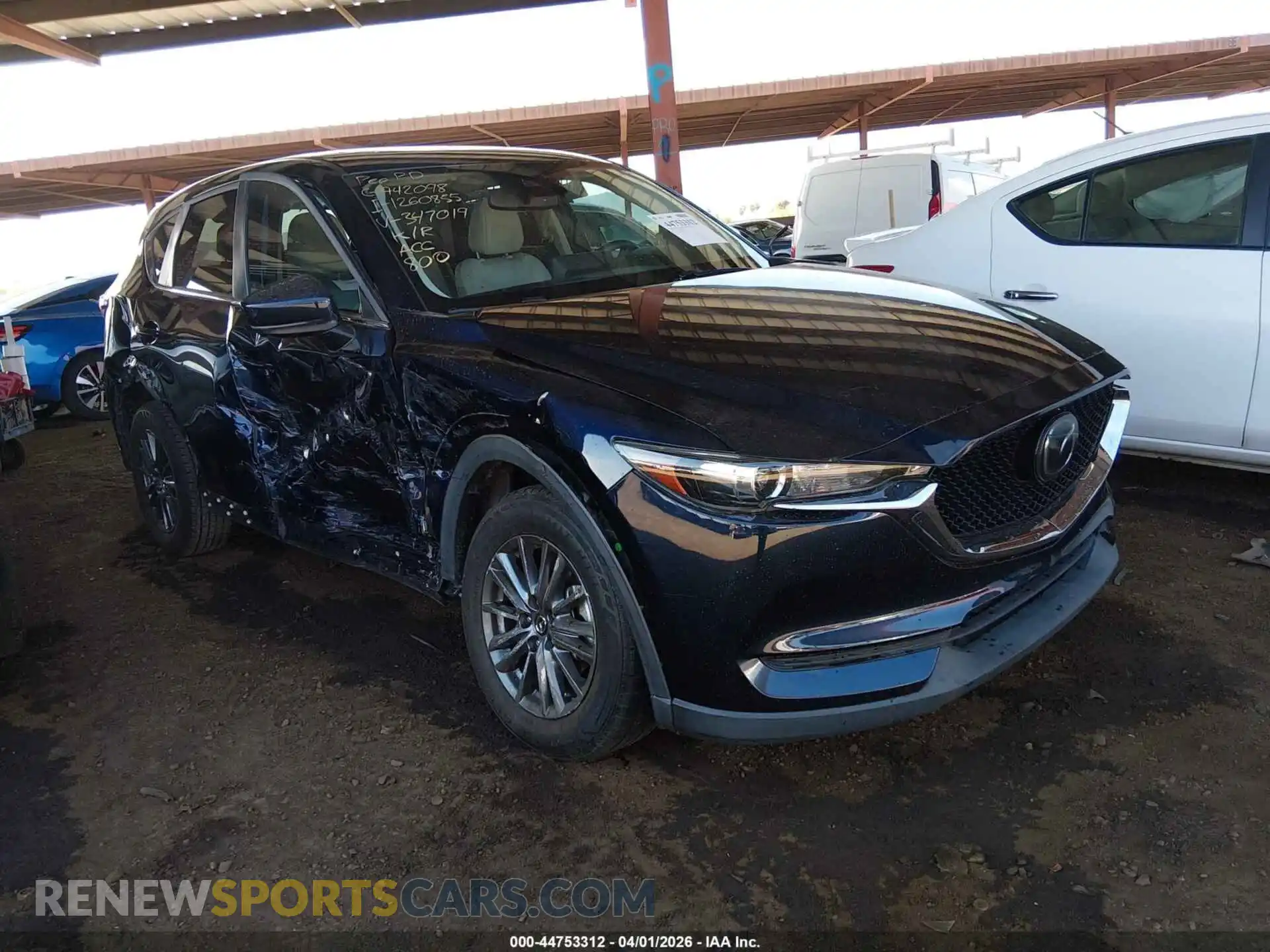 1 Photograph of a damaged car JM3KFACMXM0347019 MAZDA CX-5 2021