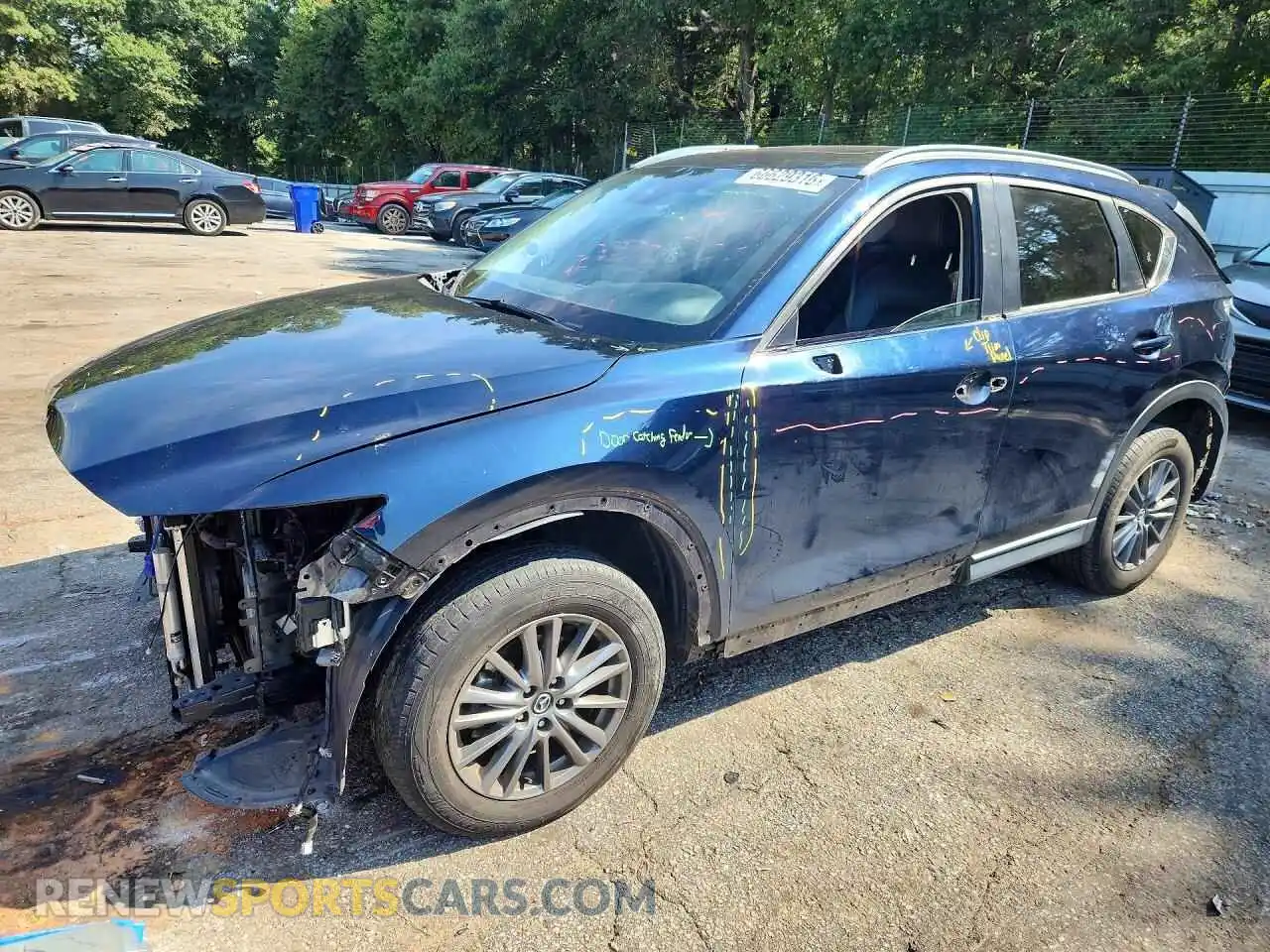 1 fotografías del automóvil dañado JM3KFACMXM0362510 MAZDA CX-5 2021