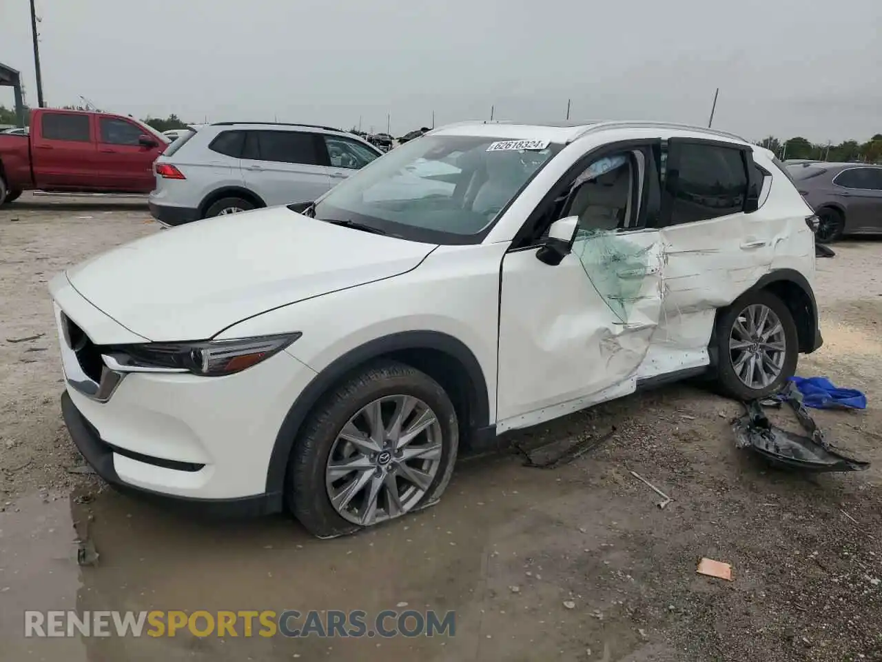 1 Photograph of a damaged car JM3KFADM2M0309024 MAZDA CX-5 2021