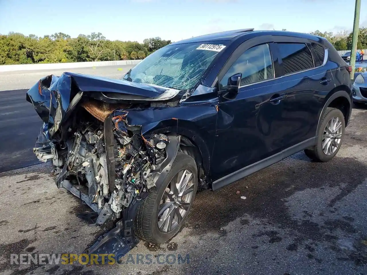 1 Photograph of a damaged car JM3KFADM5M0400949 MAZDA CX-5 2021