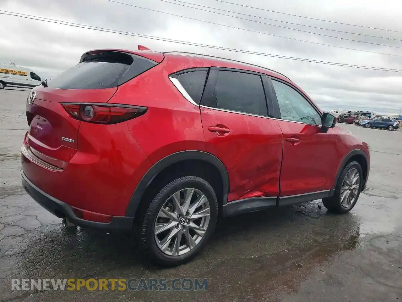 3 fotografías del automóvil dañado JM3KFADM7M0315756 MAZDA CX-5 2021