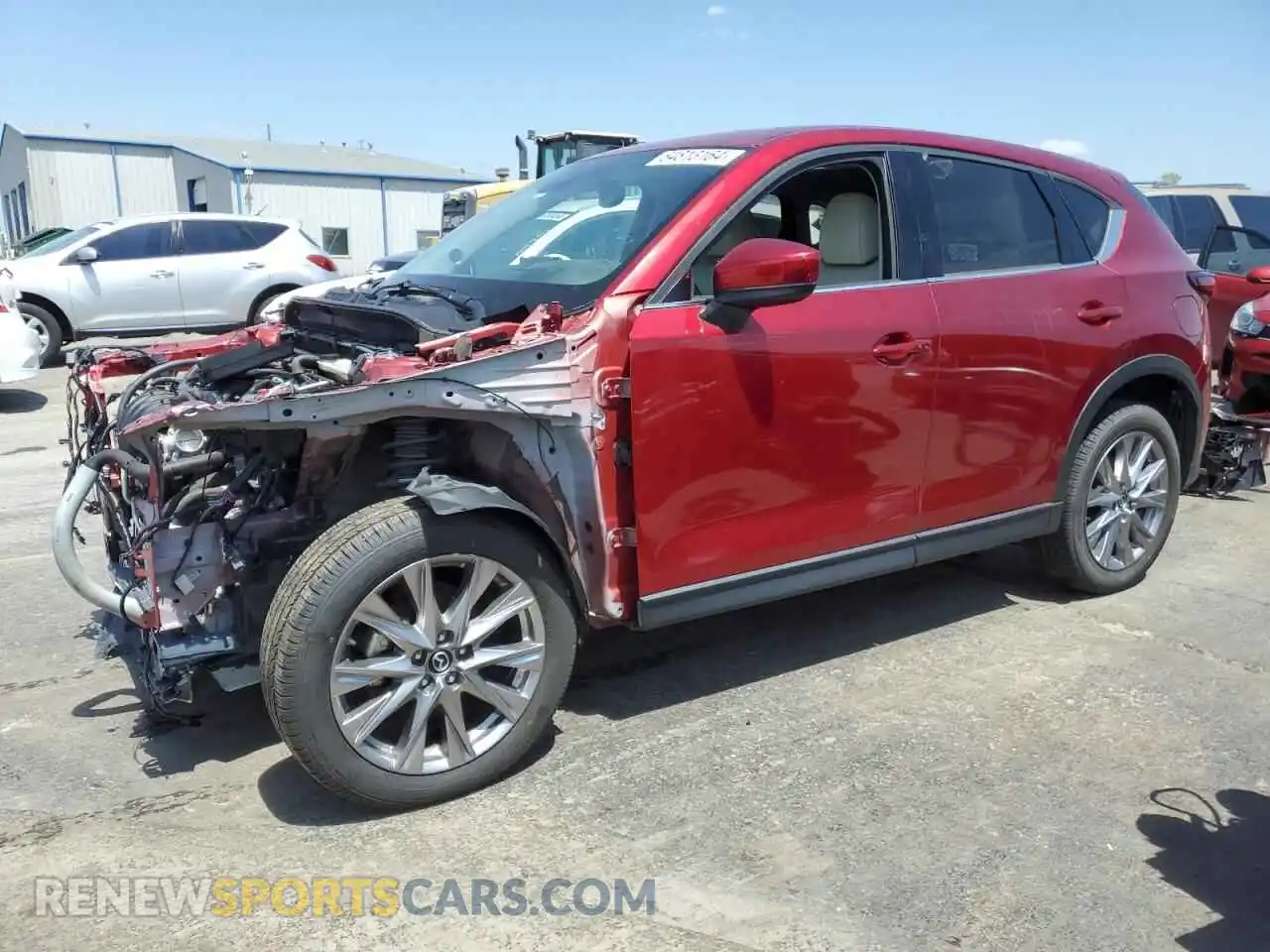 1 Photograph of a damaged car JM3KFADMXM0418329 MAZDA CX-5 2021