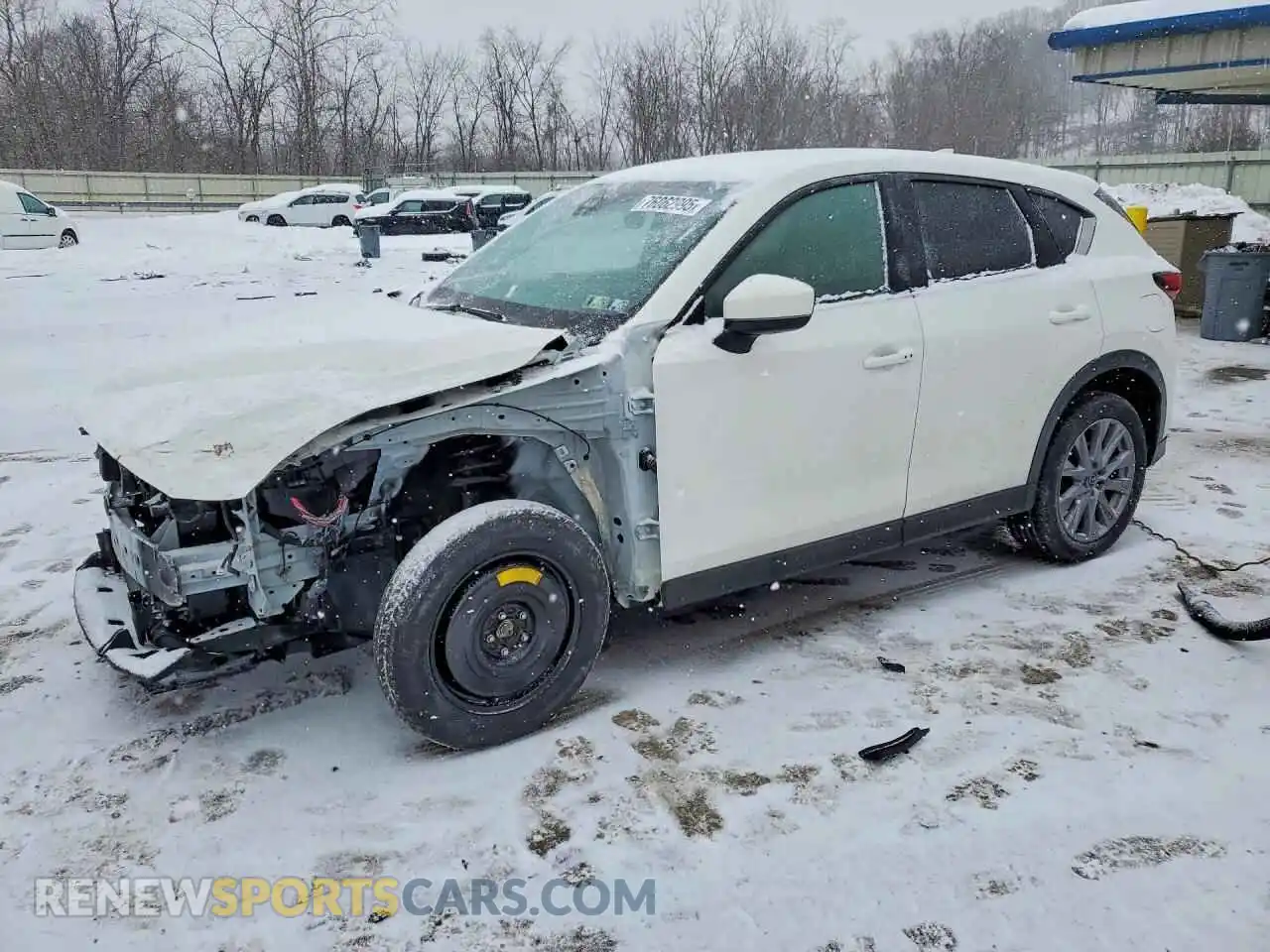 1 Photograph of a damaged car JM3KFBAY2M0320280 MAZDA CX-5 2021